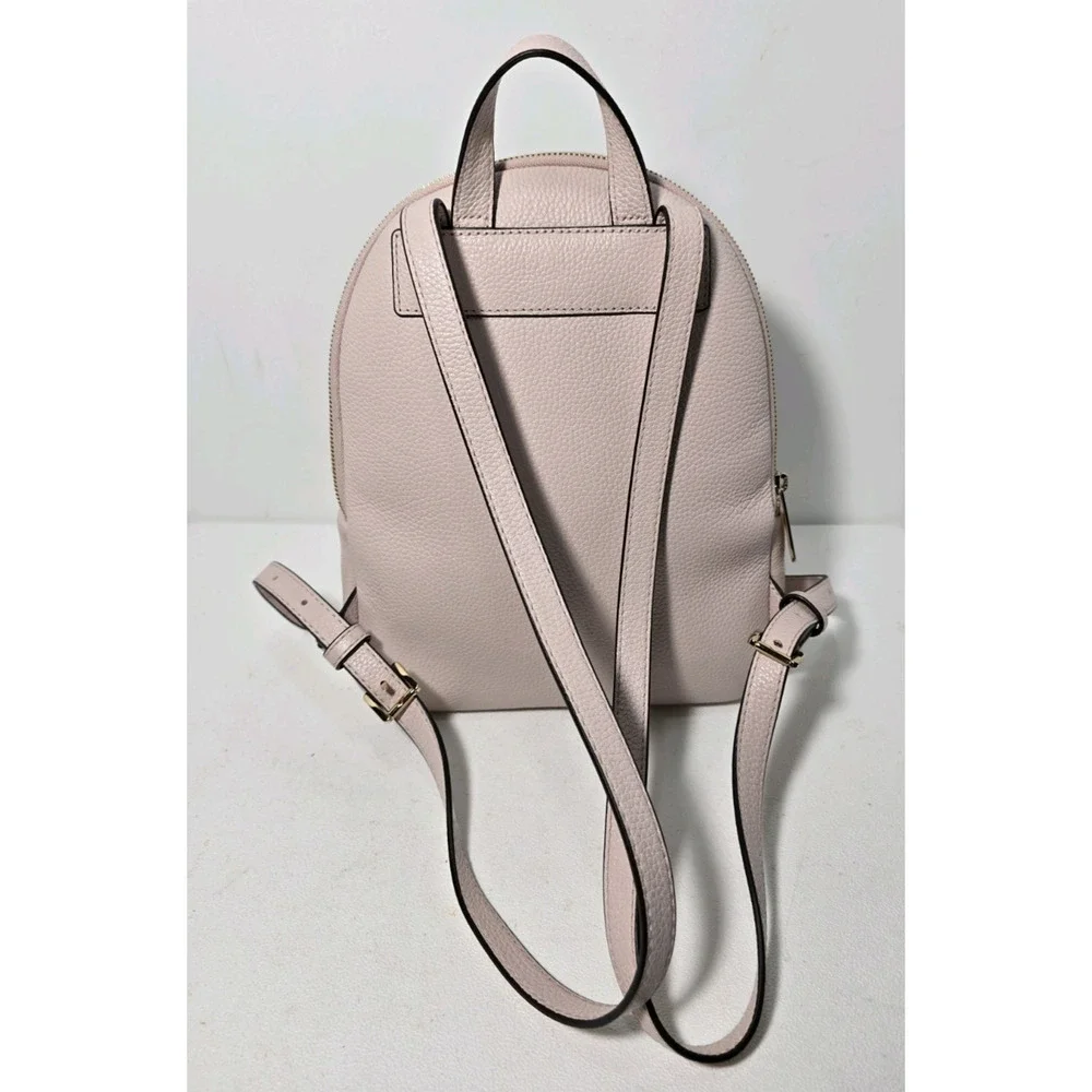 MICHAEL KORS Women’s Erin Medium Pebbled Leather Backpack Fawn MSRP $358